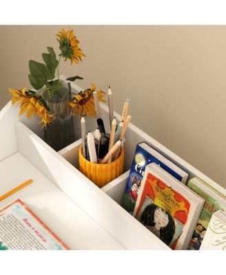 Kids Desk and Chair Set, Children Study Table with Chair,