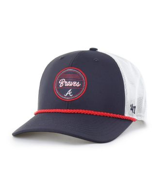 '47 Brand - Men's Navy/White Atlanta Braves Fairway Trucker Adjustable Hat