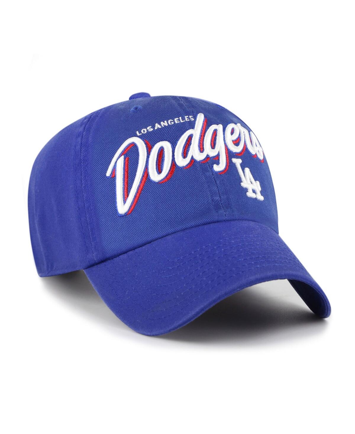 47 Brand Women's Royal Los Angeles Dodgers Ariana Clean Up Adjustable Hat In Blue