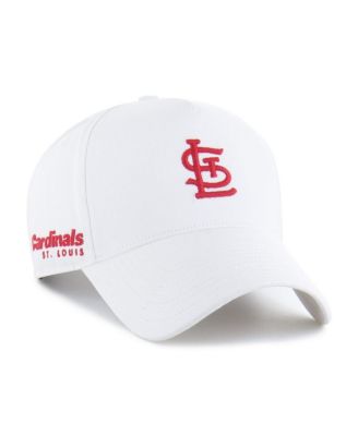 '47 Brand - Men's White St. Louis Cardinals Foundational Pinch Offside Adjustable Hat