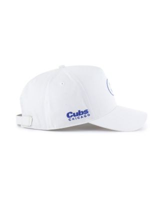 Men's White Chicago Cubs Foundational Pinch Offside Adjustable Hat