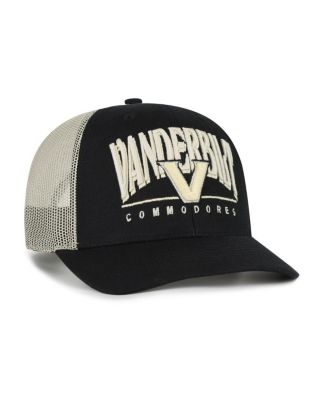 Men's Black Vanderbilt Commodores Arid Adjustable Trucker Hat