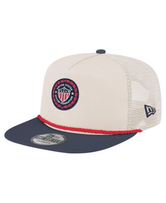 New Era - Men's Cream USMNT 1986 Retro Golfer Snapback Hat