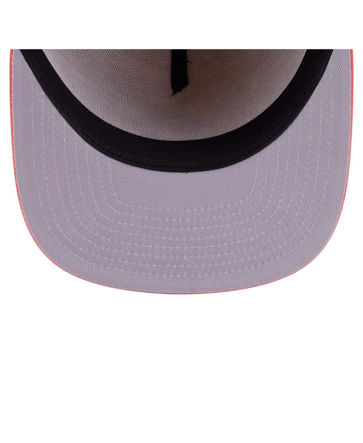 New Era Men's Light Beige/coral Chicago Cubs Two-tone Color Pack A-frame 59fifty Fitted Hat In Pink