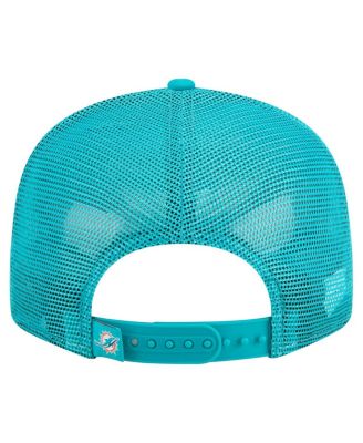 Men's Orange/Aqua Miami Dolphins Outdoor Split Panel 9FIFTY Snapback Hat