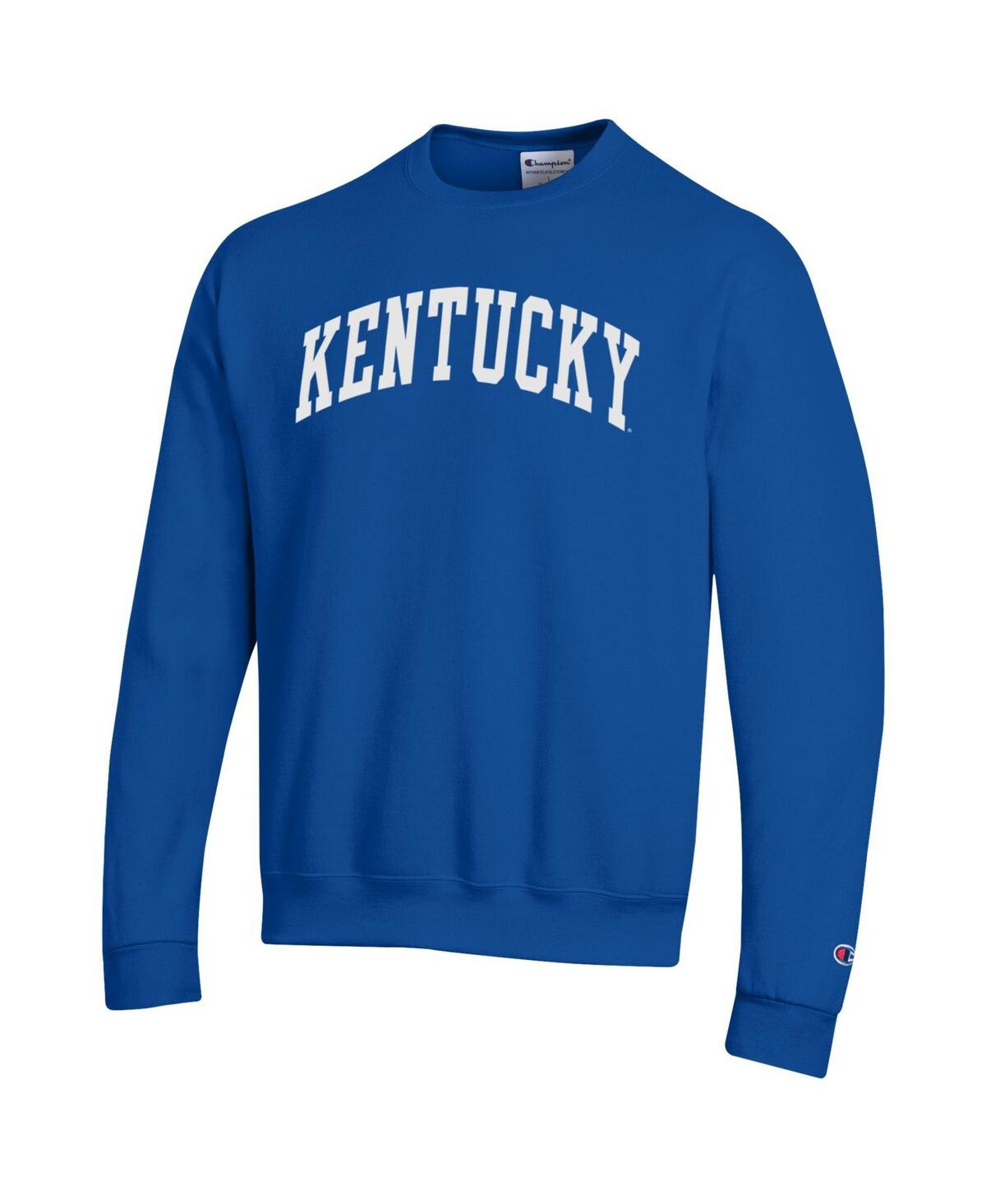 Champion Royal Duke Blue Devils Basic Arch Fleece Pullover Sweatshirt In Blue