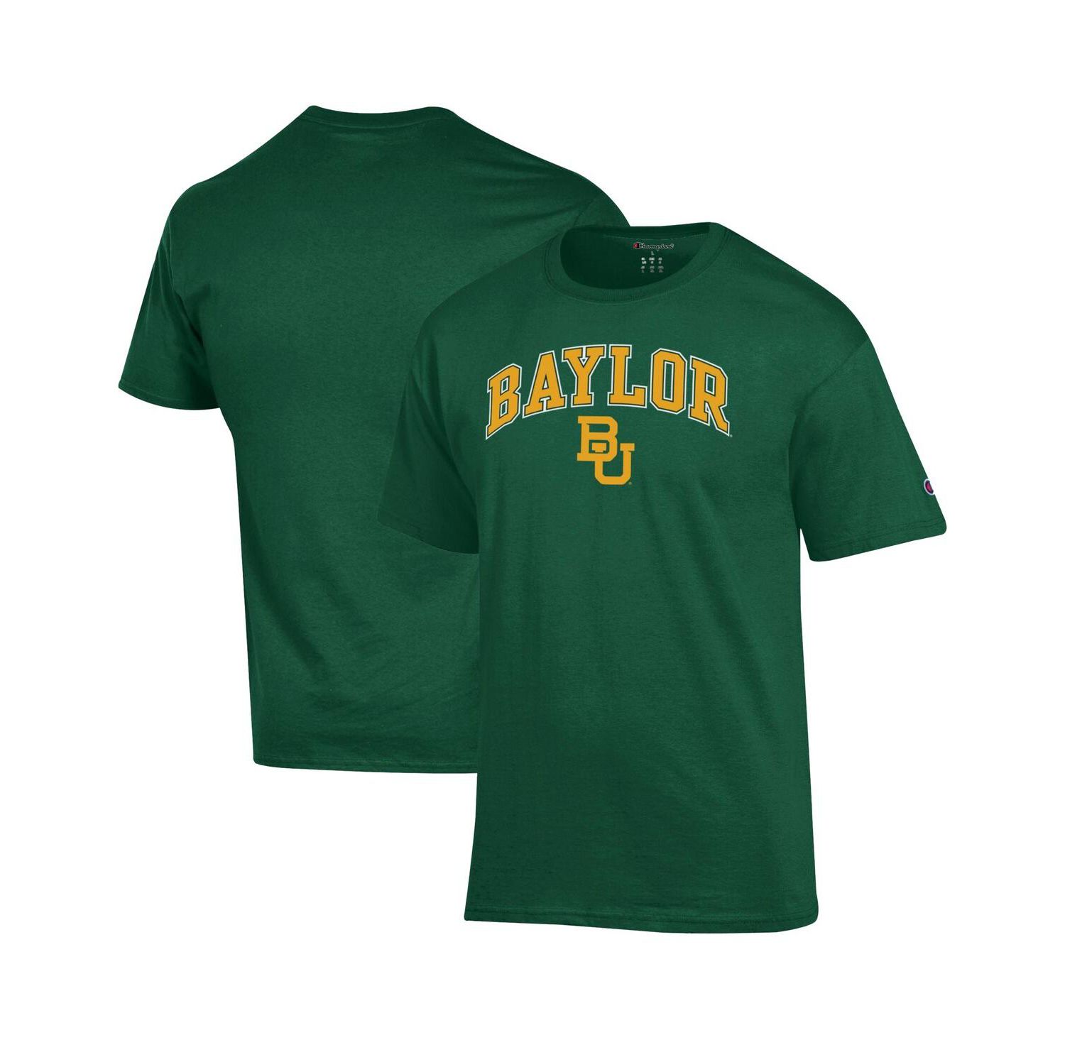 Men's Green Baylor Bears Arch Over Logo T-Shirt