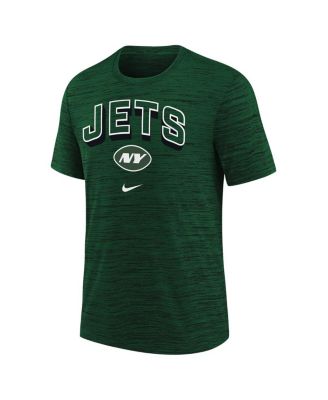 Big Boys and Girls Green New York Jets Sideline Velocity Performance T-Shirt