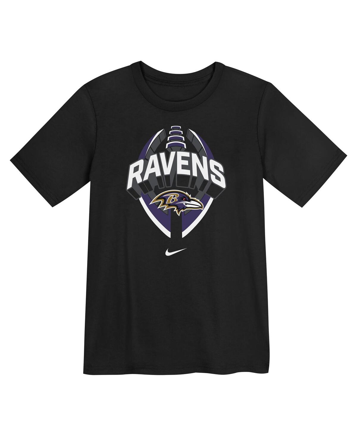 Nike Preschool Black Baltimore Ravens Icon Legend Performance T-shirt In Black