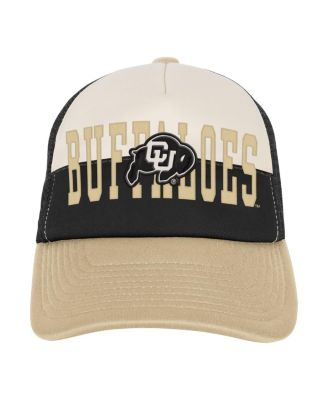 Big Boys and Girls Black/Cream Colorado Buffaloes Modern Fan Trucker Adjustable Hat