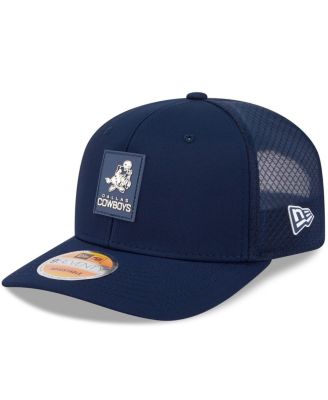 New Era - Men's Navy Dallas Cowboys 2025 Sideline Throwback 9SEVENTY Trucker Adjustable Hat