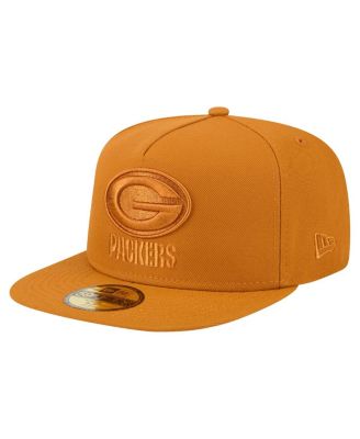 New Era - Men's Brown Green Bay Packers Color Pack A-Frame 59FIFTY Fitted Hat