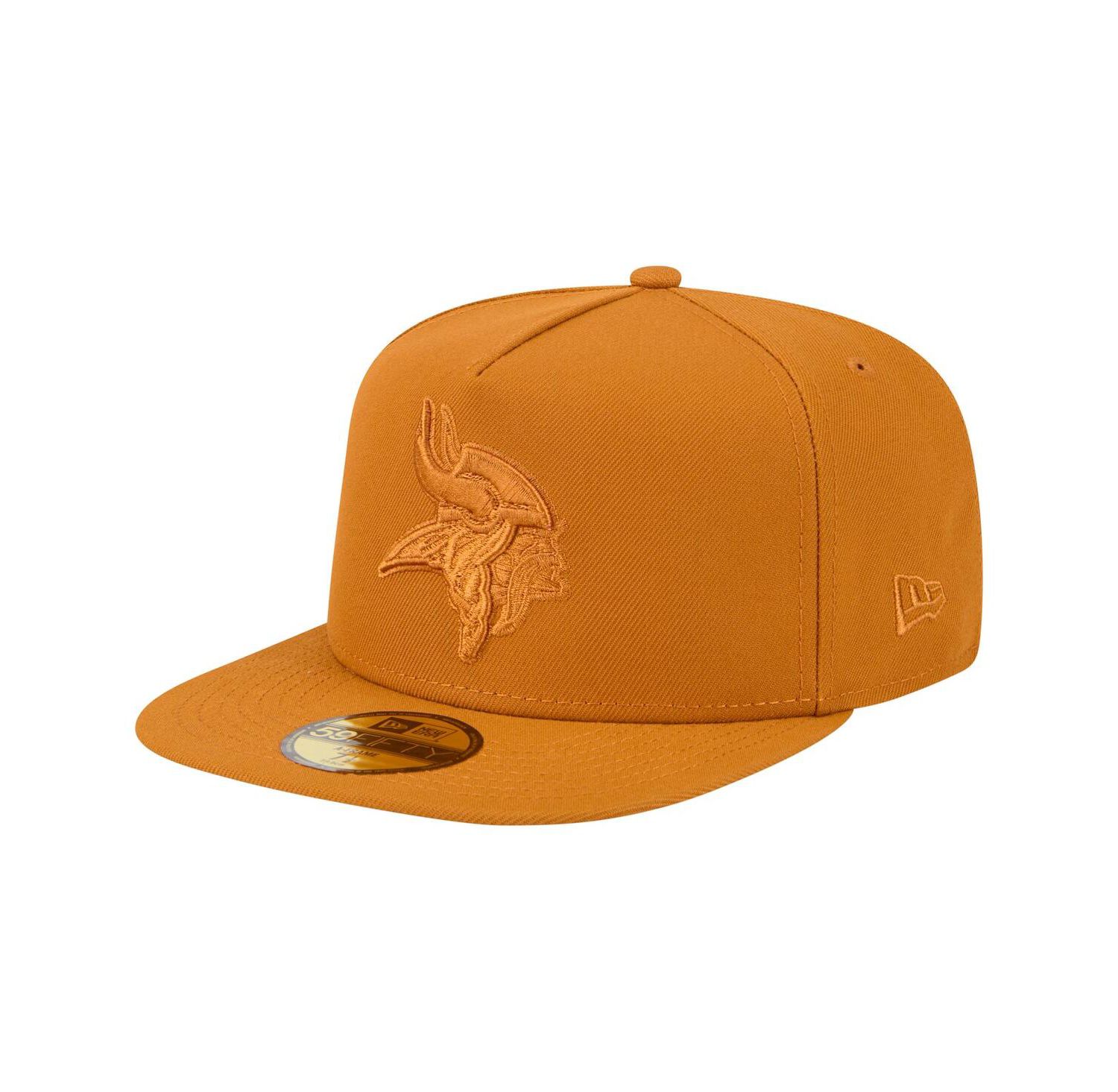 Men's Brown Minnesota Vikings Color Pack A-Frame 59FIFTY Fitted Hat