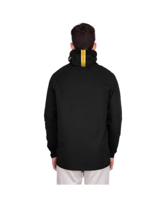 Men's Black Washington Commanders Functional Fandom Balaclava Helmet Stripe Tri-Blend Hoodie