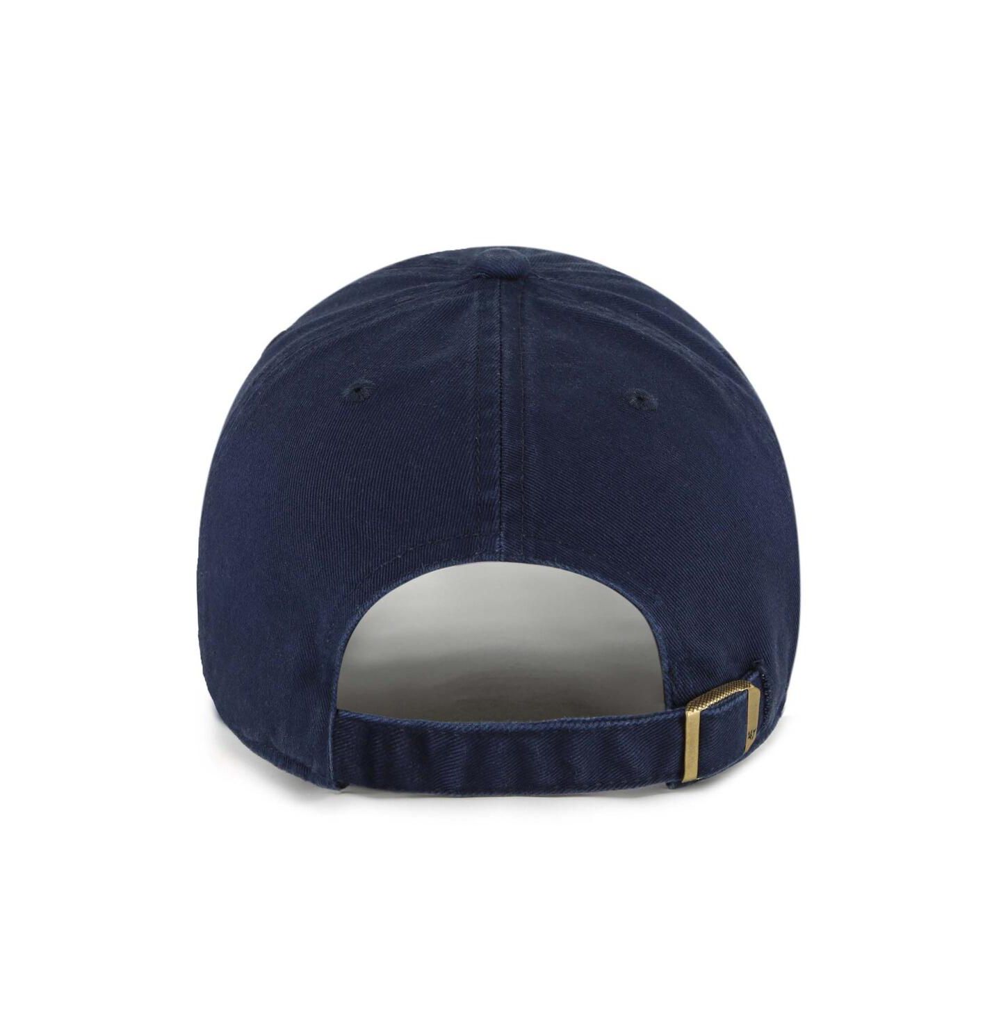Мужская кепка '47 Brand Navy Fresno State Bulldogs Vault Clean Up Adjustable Hat — фото 2