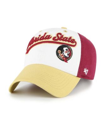 '47 Brand - '47 Big Boys and Girls White Florida State Seminoles Scooter Clean Up Adjustable Hat