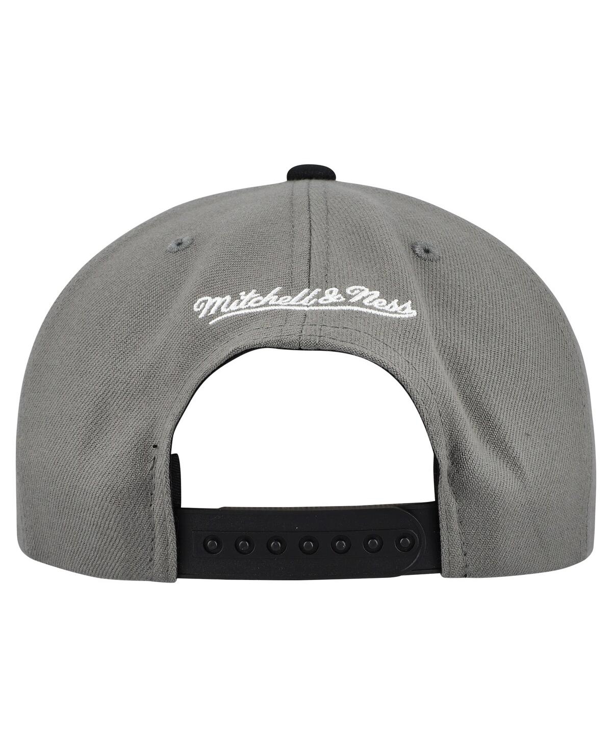 Mitchell & Ness Mitchell Ness Men's Gray Toronto Blue Jays Cooperstown Collection Basic Flip Snapback Hat In Gray
