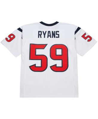 Mitchell Ness Men's DeMeco Ryans White Houston Texans 2006 Legacy Replica Jersey