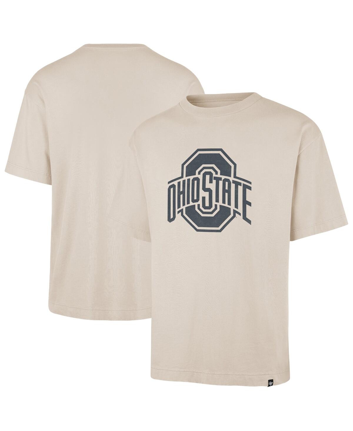 47 Brand Men's Cream Ohio State Buckeyes Ravine Foundation T-shirt In Neutral