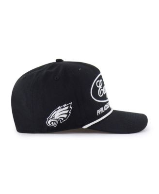 Men's Black Philadelphia Eagles Foundational Hitch Adjustable Hat