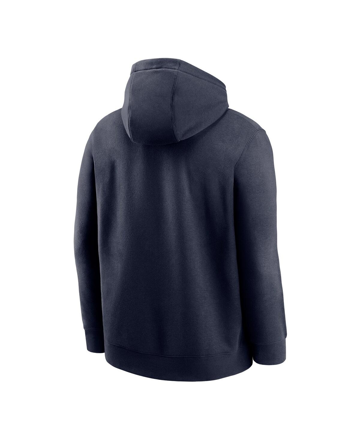 Nike Men's Navy Illinois Fighting Illini Club Pullover Hoodie In Blue