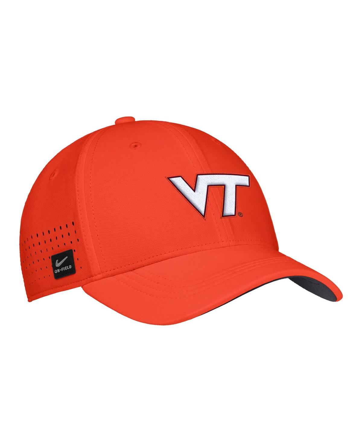 Nike Men's Orange Virginia Tech Hokies 2025â On-field Performance Flex Hat