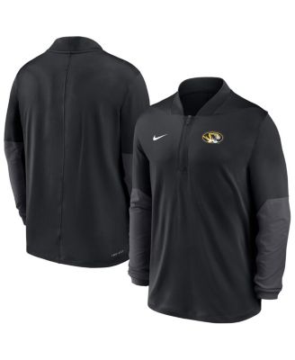 Nike - Men's Black Missouri Tigers Dri-FIT Half-Zip Pullover Sweatshirt