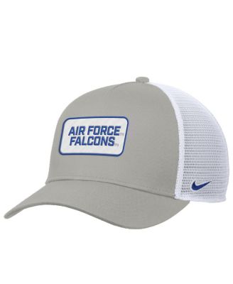 Nike - Men's Pewter Air Force Falcons 2025 On-Field Rise Trucker Performance Adjustable Hat