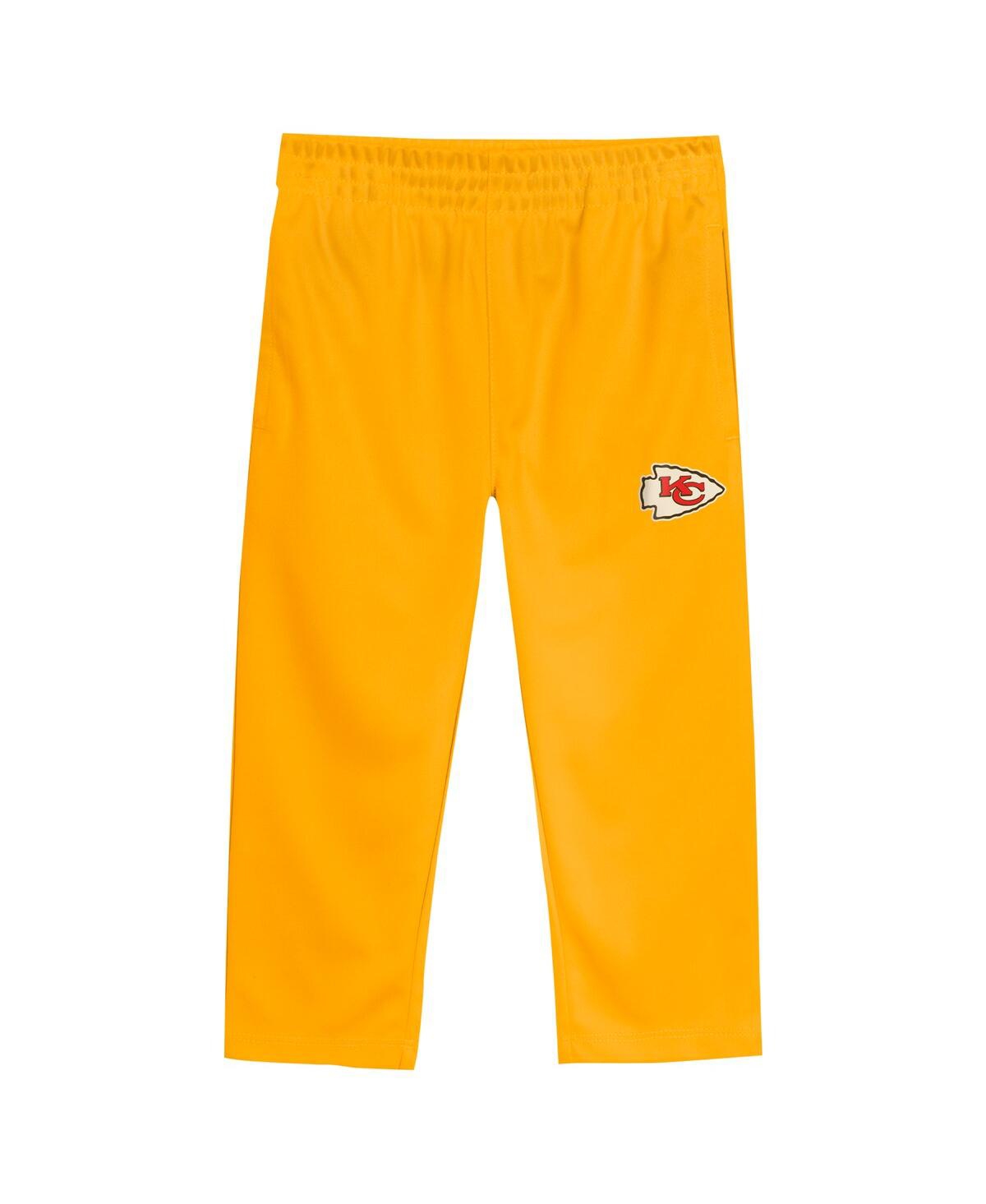 Outerstuff 2-piece Toddler Kansas City Chiefs T-shirt And Pants Set In Yellow