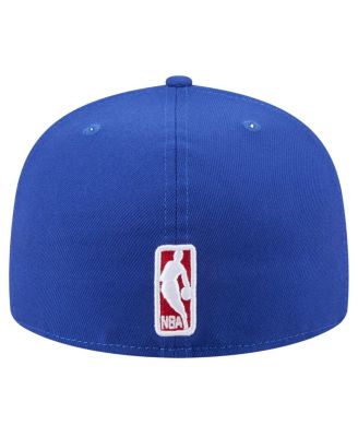 Men's Royal Philadelphia 76ers Throwback Pennant 59FIFTY Fitted Hat