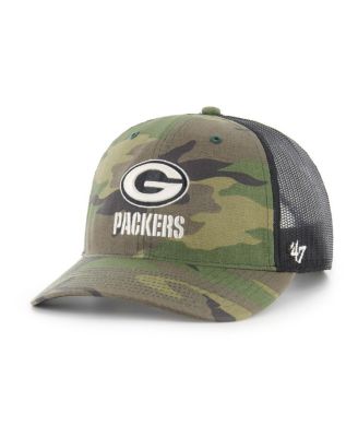Men's Camo Green Bay Packers Trucker Adjustable Hat