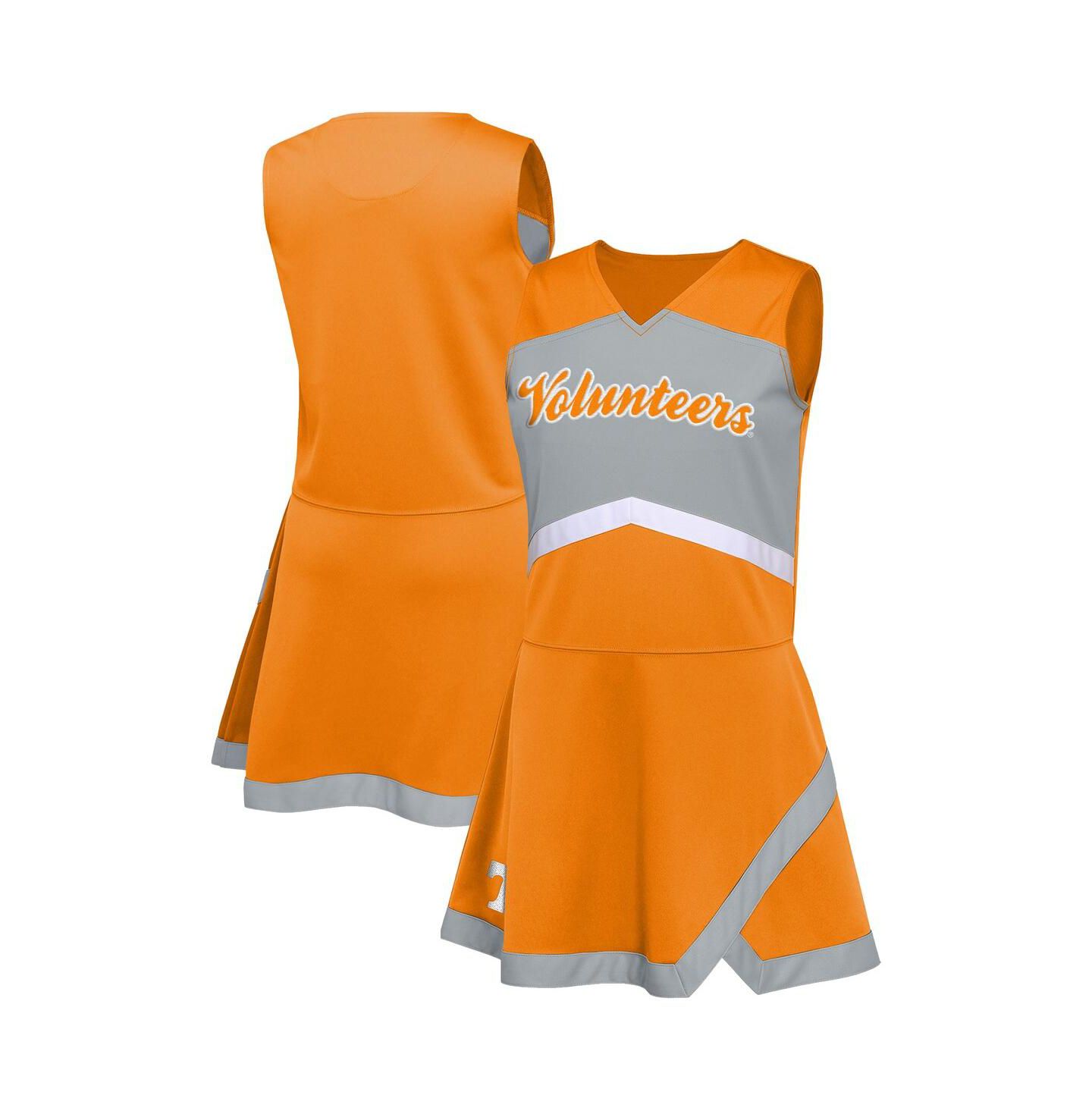 Платье Outerstuff Tennessee Orange Tennessee Volunteers Cheer Captain Jumper Dress для девочек — фото 1