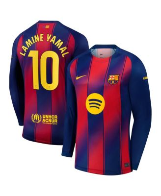 Nike - Men's Lamine Yamal Blue Barcelona 2025/26 Replica Long Sleeve Player Jersey