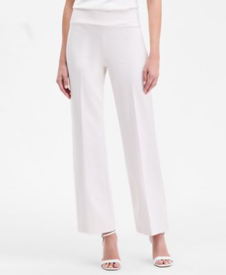Women's Mid-Rise Wide-Leg Pull-On Pants