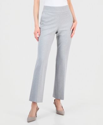 Petite High-Rise Pull-On Bootcut Pants
