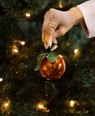 Orange Glass Ornament