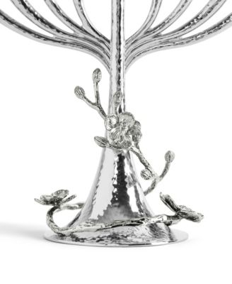 White Orchid Menorah