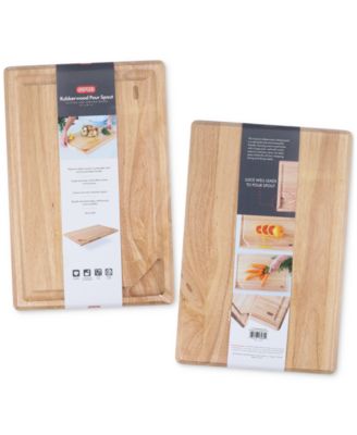 Rubberwood Pour Spout Board, 12" x 18"