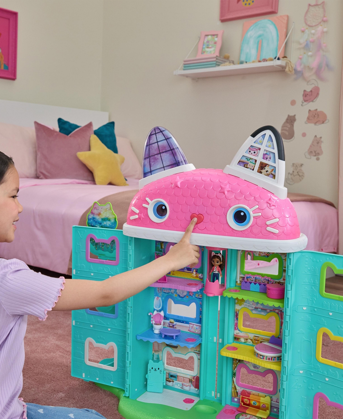 Gabby's Dollhouse : The Movie, Meow-mazing Interactive Dollhouse In Multi