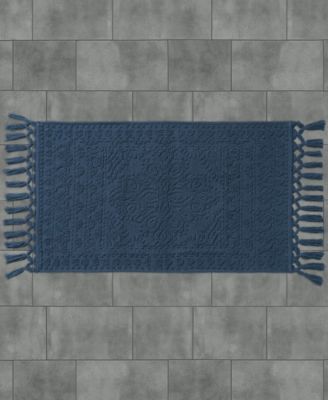 Nellore Fringe Cotton 20" x 38" Bath Rug