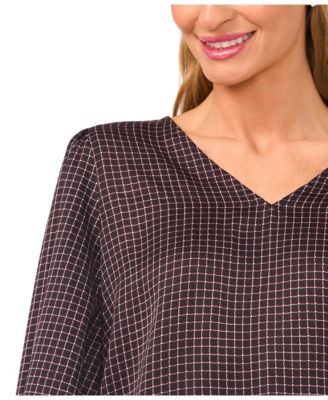 Women's Long Sleeve V-Neck Top