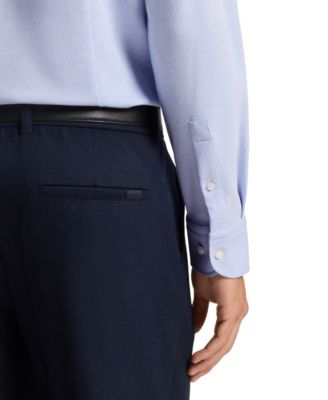 Men's Cotton Blend Slim-Fit Dress Shirt