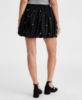 Women's Embellished Bubble-Hem Mini Skirt, Macy's Exclusive