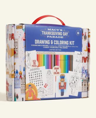 Thanksgiving Day Parade 2025 Drawing and Coloring Kit, Macy's Exclusive