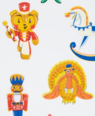 Thanksgiving Day Parade 2025 Scalloped Ceramic Parade Float Oval Serving Platter, Macy's Exclusive