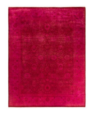 Adorn Hand Woven Rugs Fine Vibrance M1502 Rug Collection In Pink