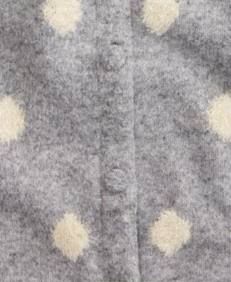 Women's Long-Sleeve Eyelash Dot Cardigan Sweater, Macy's Exclusive