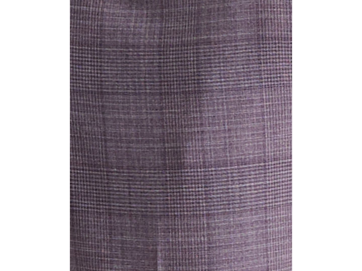 Мужские брюки Ted Baker Modern-Fit Wool-Blend Plaid Suit Separate, цвет: Фиолетовый — фото 7