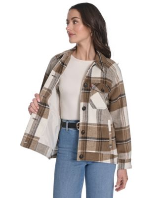 Women's Wool Blend Shirt Jacket