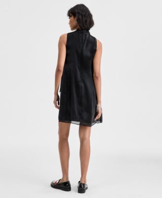 Women's Solid Bow Shift Dress, Macy's Exclusive
